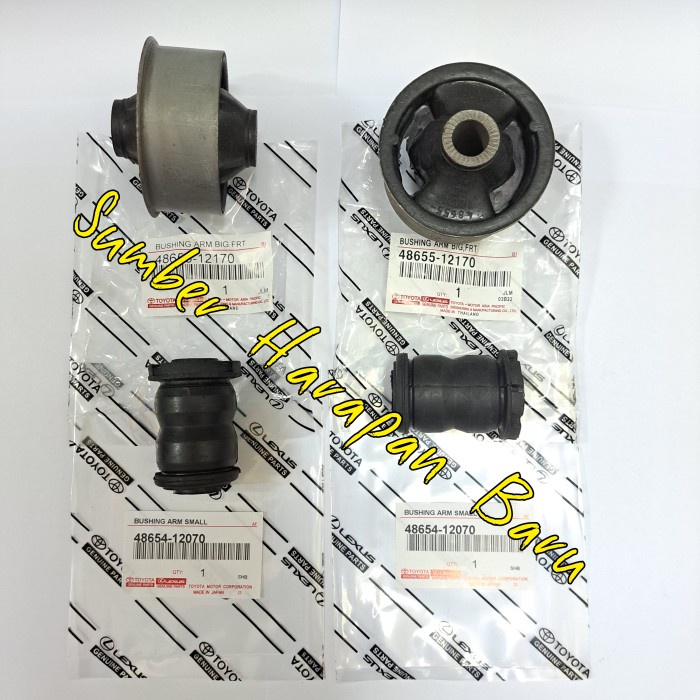 Lower Arm Bushings Big Small Front Wing Bush Toyota Altis 1Set 4pc