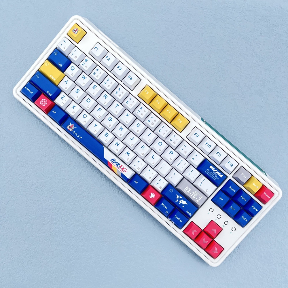 Keys Gundam Keycap Cherry Profile Anime Pbt Dye Sub Mechanical