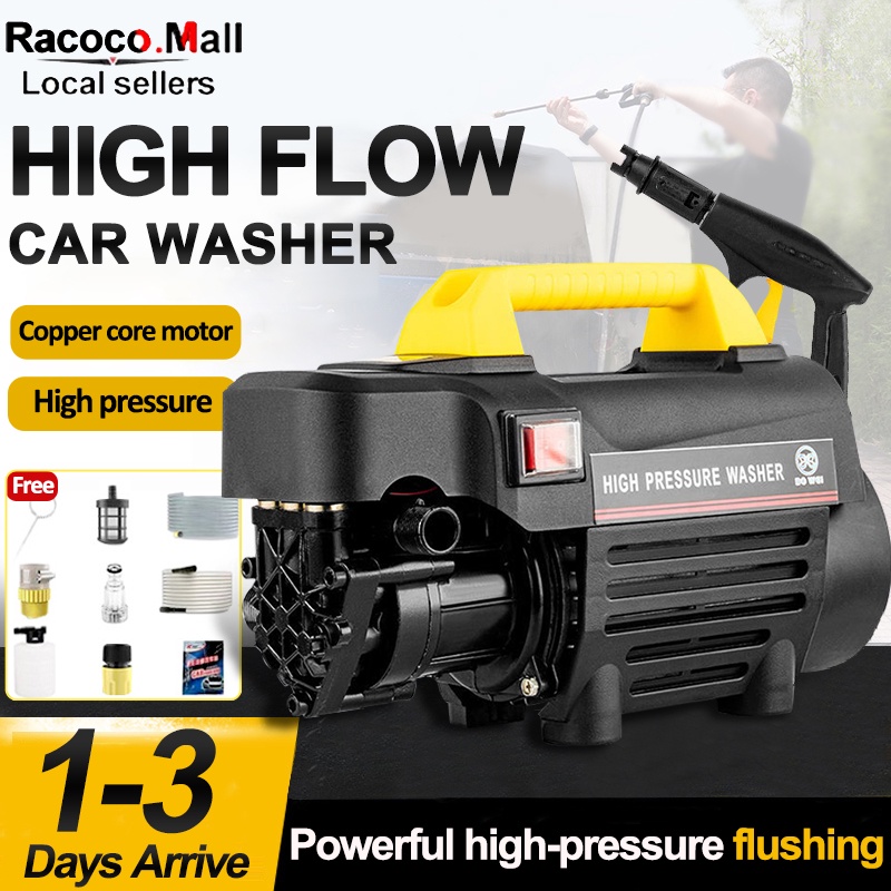 High Pressure Washer Portable Car Washer Automatic 2600w Heavy Duty