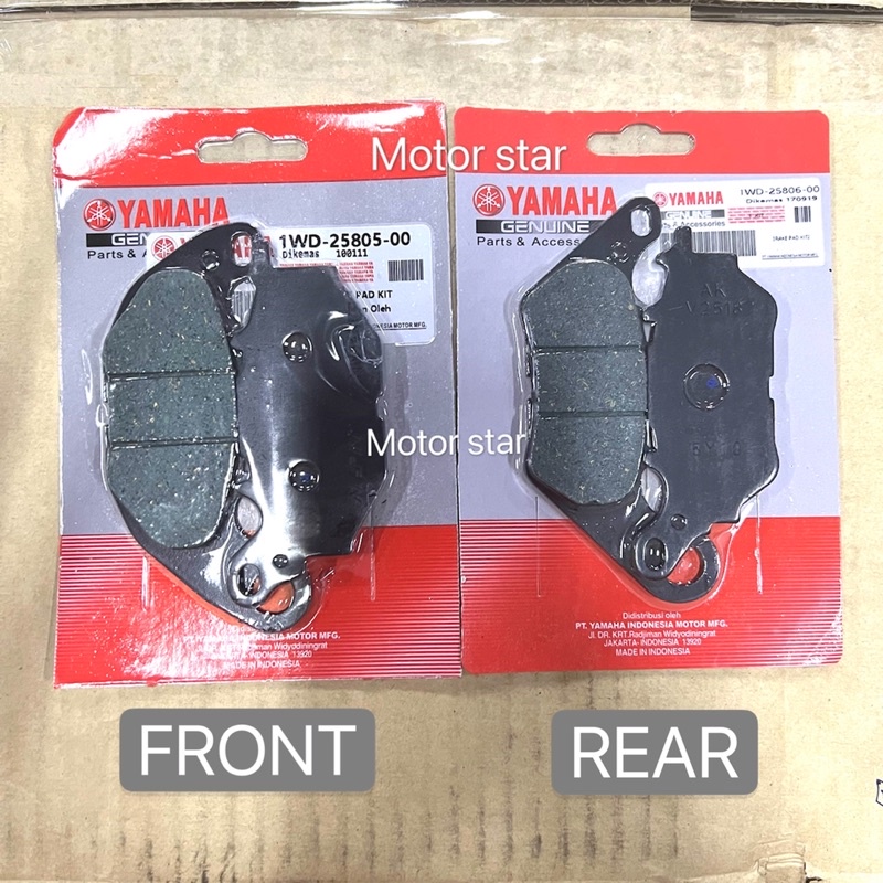 Yamaha R Xmax Mt Disc Brake Pad Front Rear Disc Pad Wd