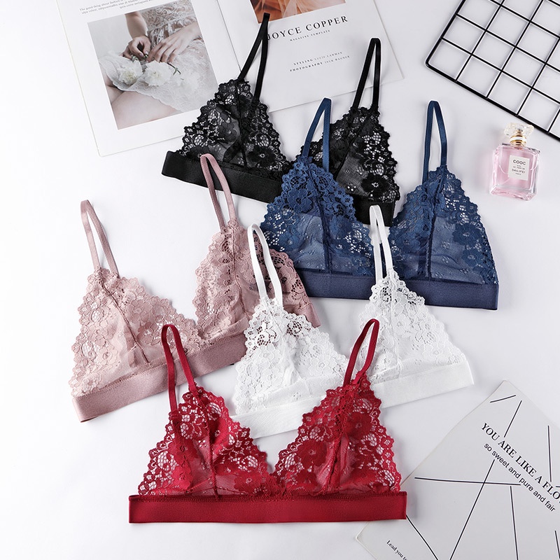 ZXYOUPING PCS Sexy Lingerie See Through Lace Bra Women Lingerie
