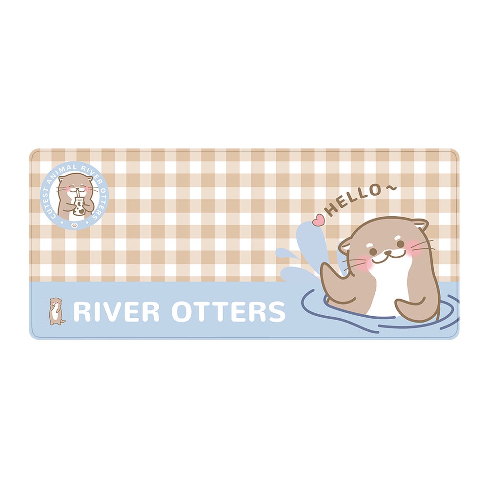 YUNZII Otter Keynovo Gaming Mouse Pad Large Mouse Pad Non Slip 4mm