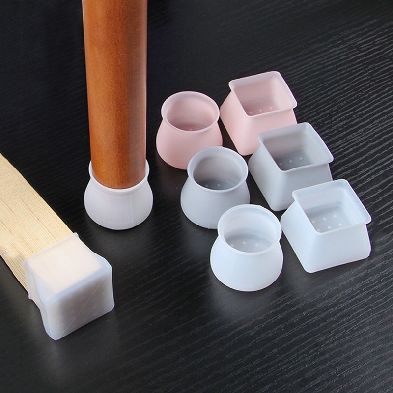 Furniture Chair Leg Silicone Cap Pad Protection Table Feet Cover Floor