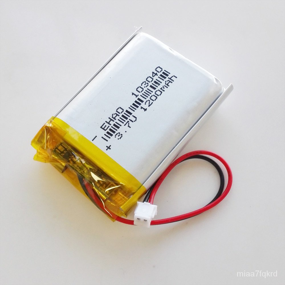 V Mah Lipo Polymer Lithium Rechargeable Battery Jst Pin