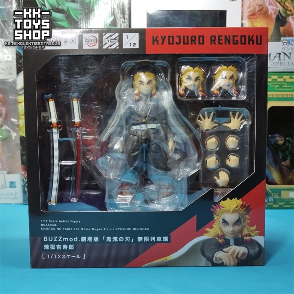 Aniplex Buzzmod Demon Slayer Kyojuro Rengoku 1 12 Action Figure