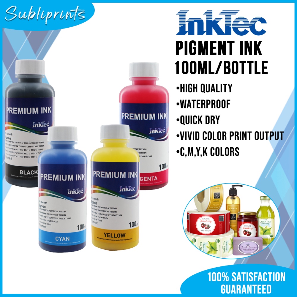 Inktec Pigment Ink Ml Premium Korea Brand Pigment Ink Shopee