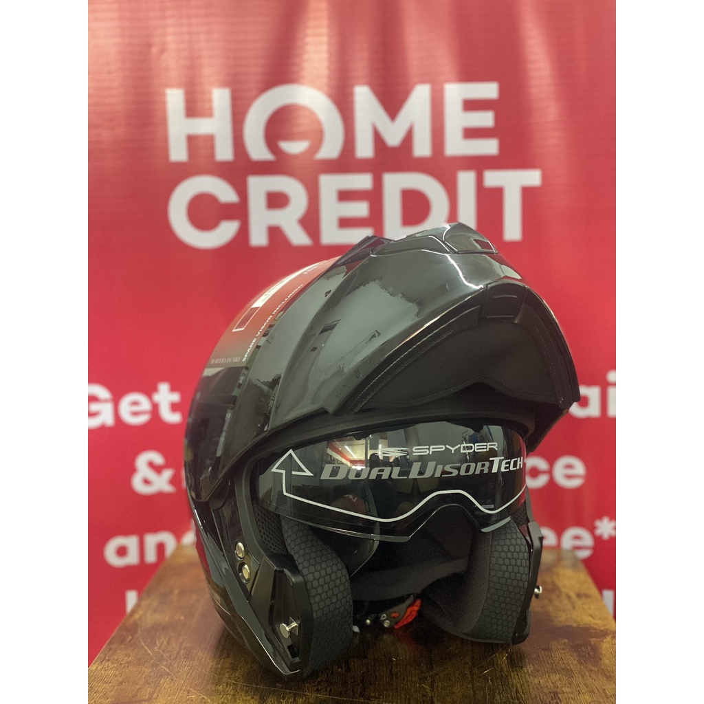 Spyder Modular Helmet With Dual Visor Force Pd Series Free Clear