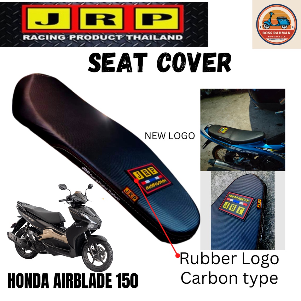 Original Jrp Seat Cover For Honda Airblade Rubber Logo Jrp Thai