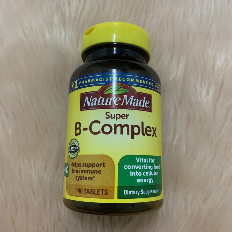 Nature Made Super B Complex With Vitamin C Tablets Expiry March