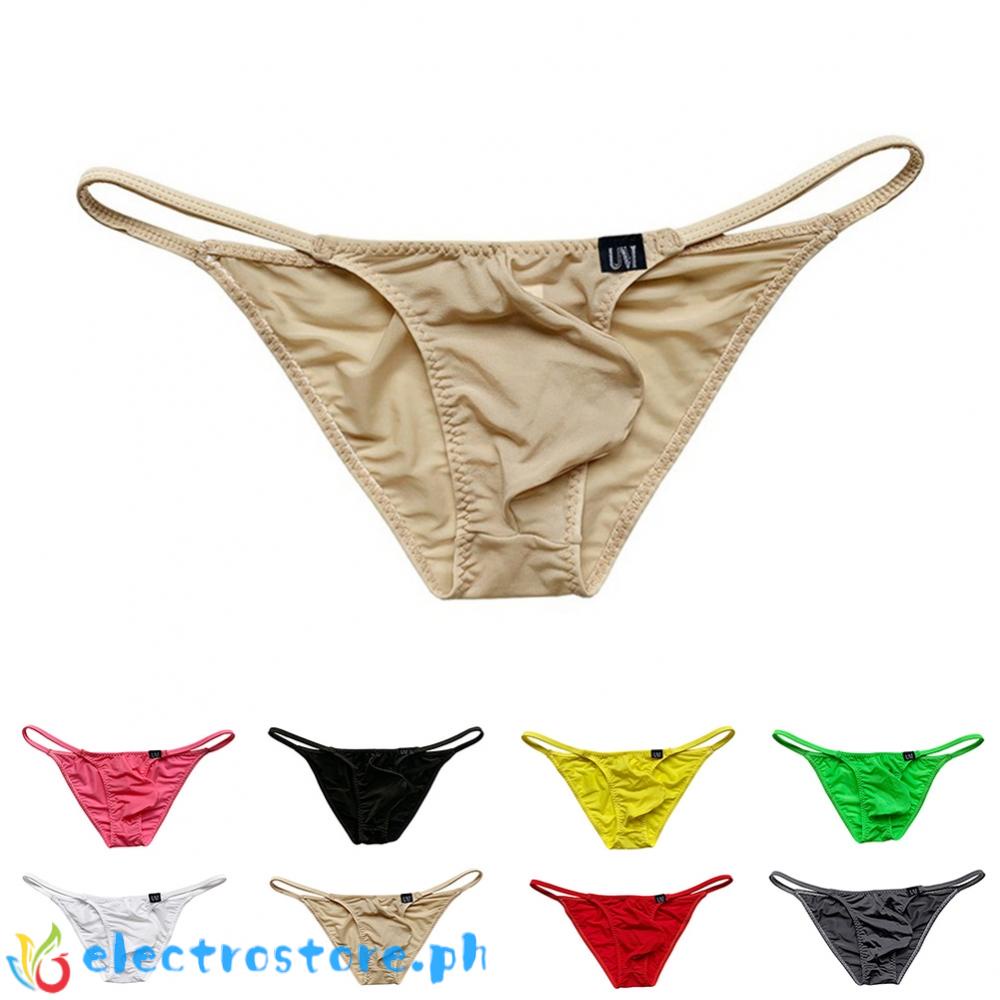 Sexy Men Mesh Low Rise Bikini Thong G String Low Waist Briefs Underwear Panties Shopee Philippines