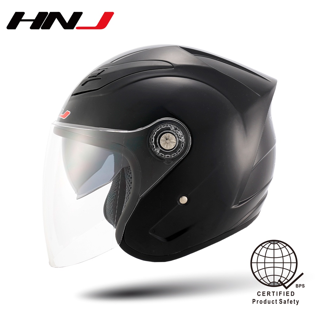 Hnj A Half Face Motorcycle Helmets Motor Helmet Dual Visor