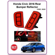 HONDA CIVIC 2016 REAR BUMPER REFLECTOR Shopee Philippines