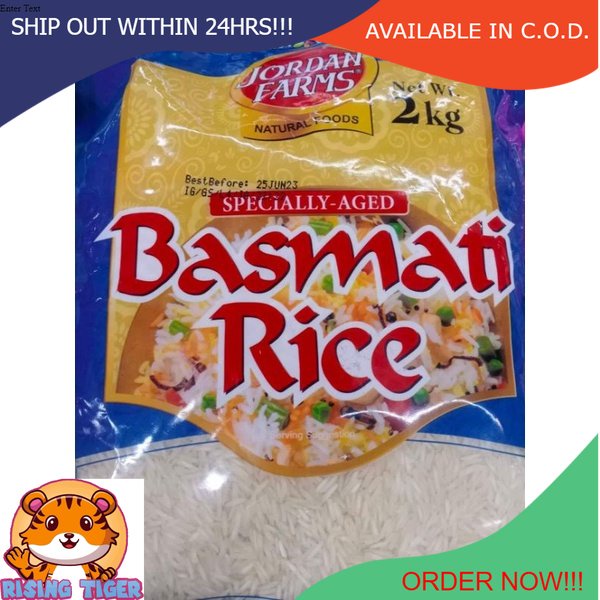 Kg Jordan Farms Natural Food Specially Aged Basmati Rice Long Grain