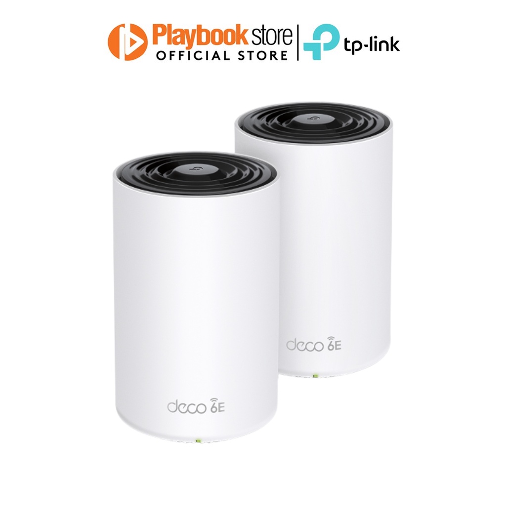 TP Link Deco XE75 AXE5400 Tri Band Mesh Wi Fi 6E System 2 Pack