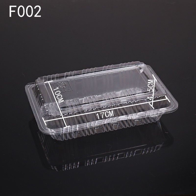 10pcs Plastic Clamshell Clear Food Container Clamshell Pastry Container