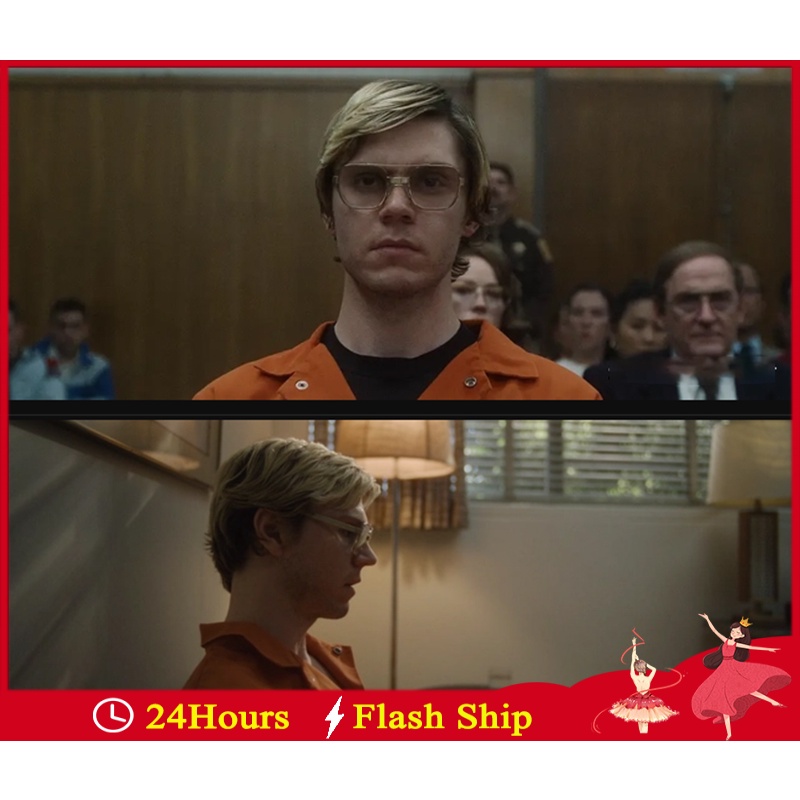 Movie Tv Cosplay Jeffrey Dahmer Prisonercosplay Costume With Glasses