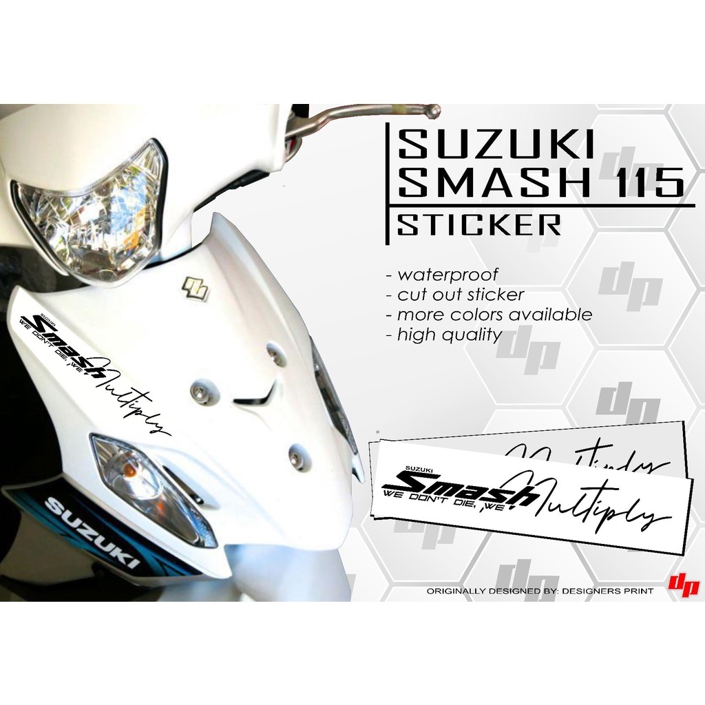 Suzuki Smash 115 Sticker Waterproof Smash Decals Cut Out Sticker