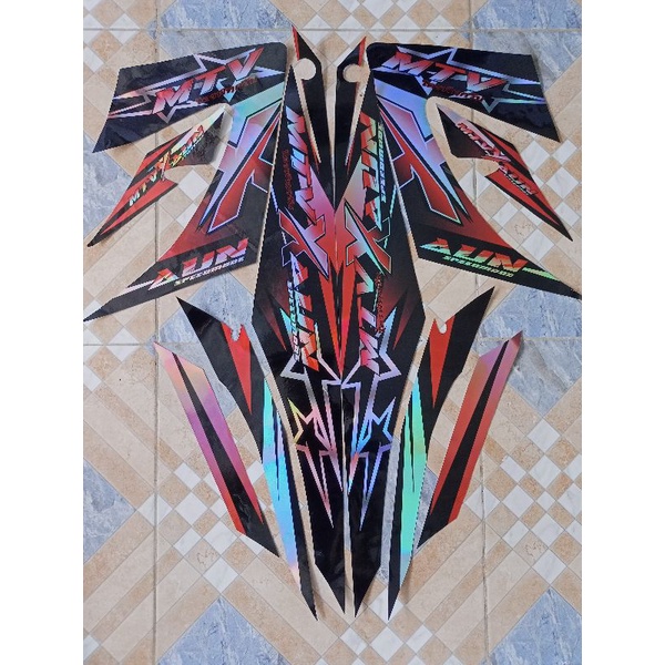 SUZUKI RAIDER 150 CARB REBORN STOCK DECAL MTV X AUN DESIGN Shopee