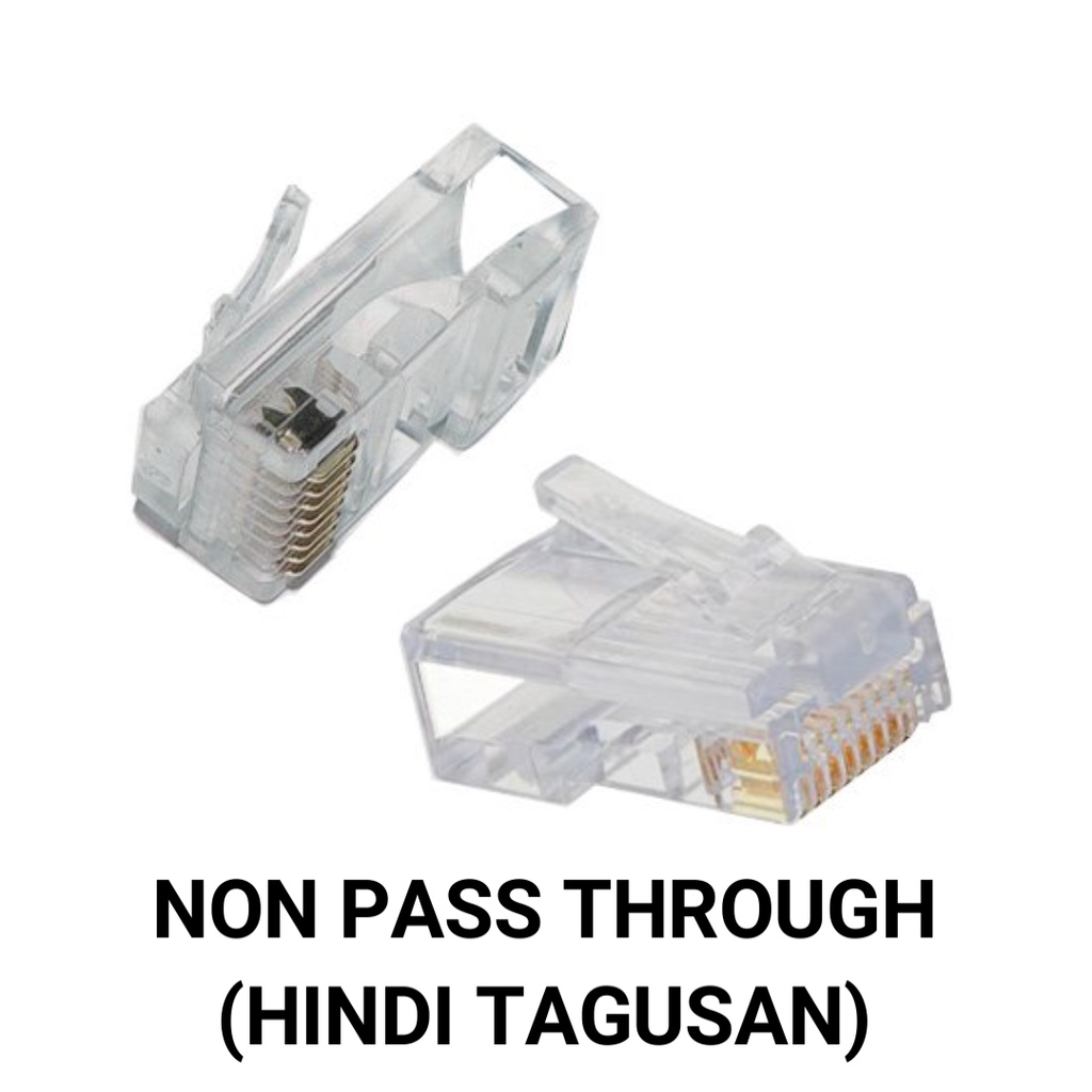 Pcs Rj Passthrough Connector For Cat Cat E Ethernet Cable Tagusan