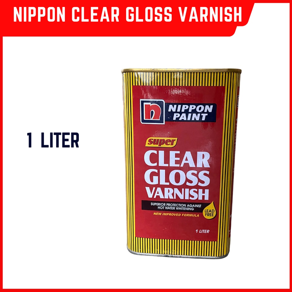 Nippon Paint Super Clear Gloss Varnish Liter Valspar Nvcgl Shopee