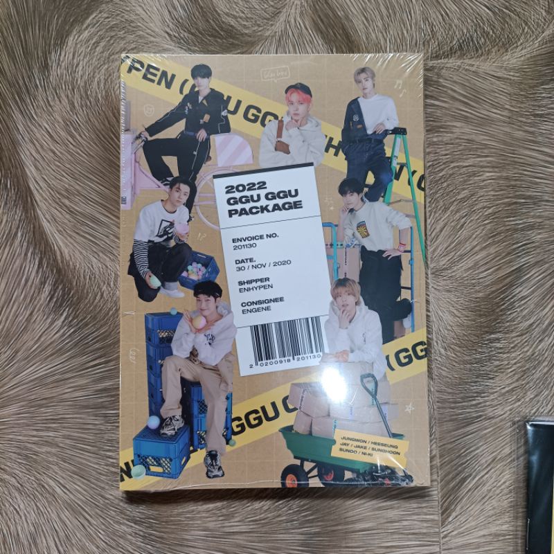 Official Enhypen Gguggu Package Member Set Notebook Standee