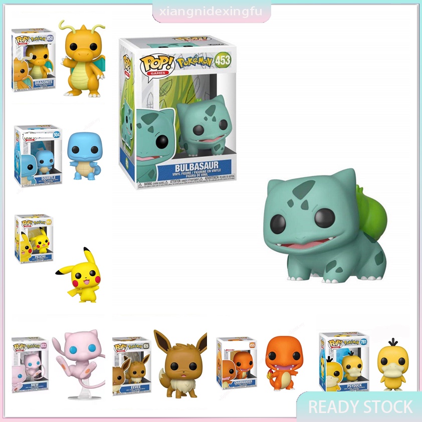 Funko Pop Pokemon Pikachu Charmander Bulbasaur Mewtwo Dragonite