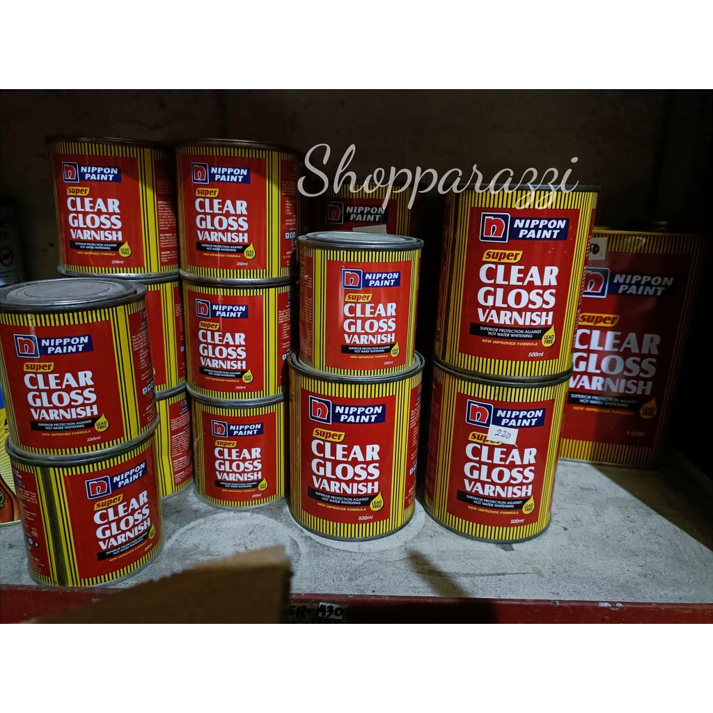 Nippon Paint Super Clear Gloss Varnish Ml Ml And Liter