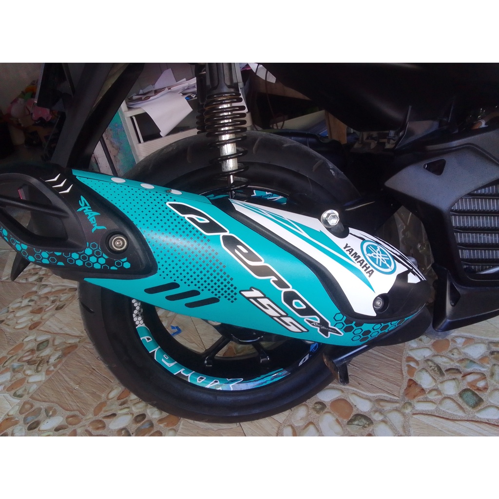 Customized Sticker For Aerox V Nmax V Heatguard Sticker Printed