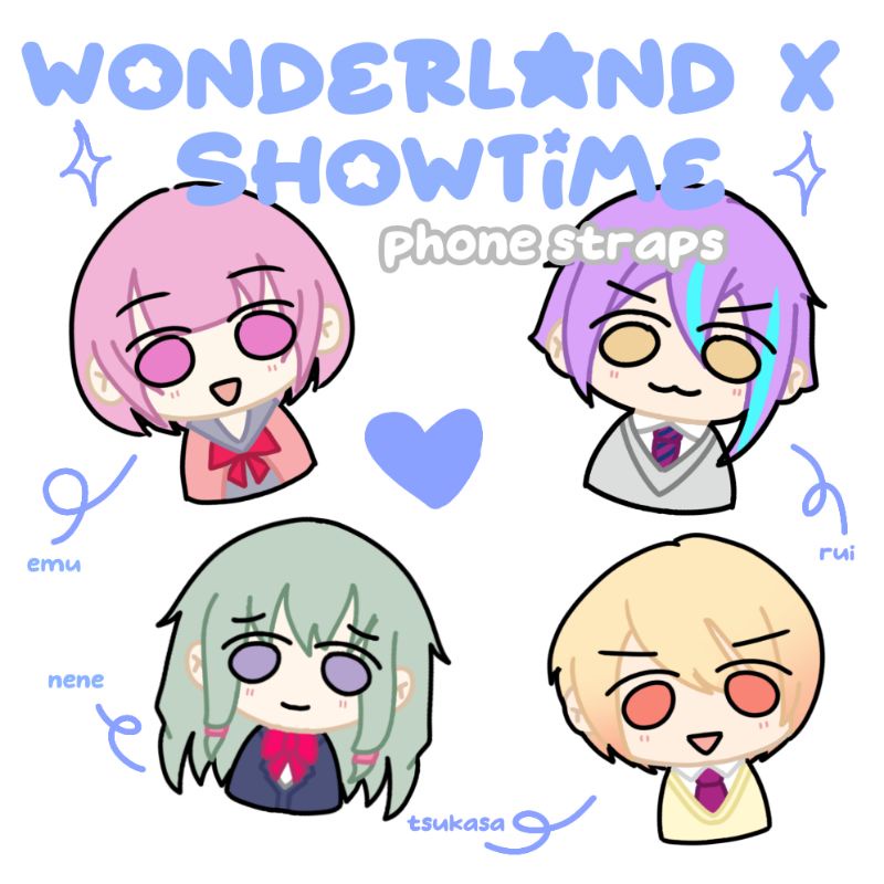 Wonderland X Showtime Phone Straps Rui Nee Your Favorite Sekai