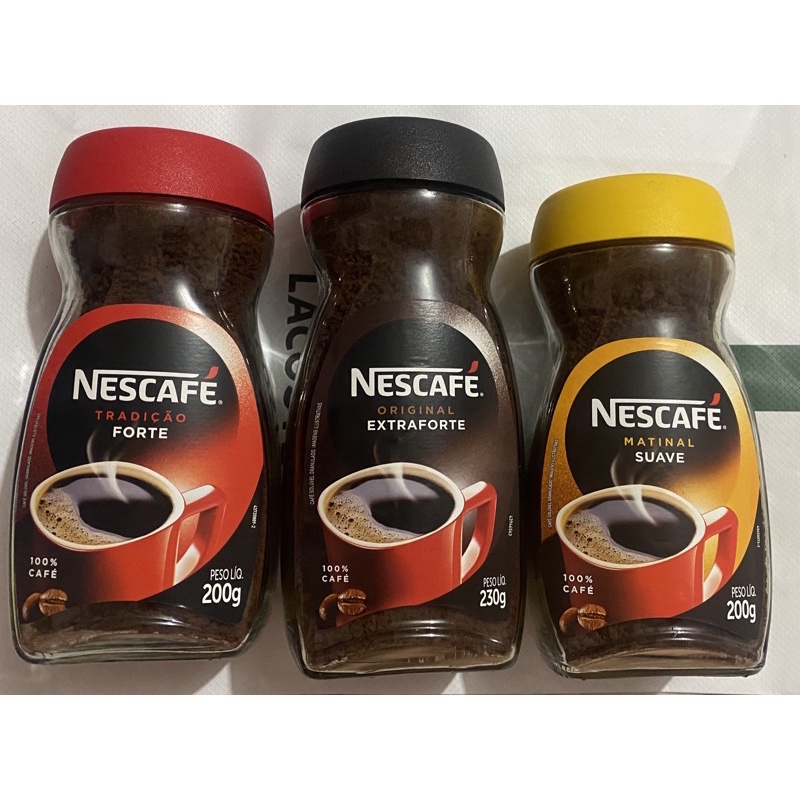 Nescafe Original Extraforte Matinal Suave 100 Cafe Brazilian Coffee