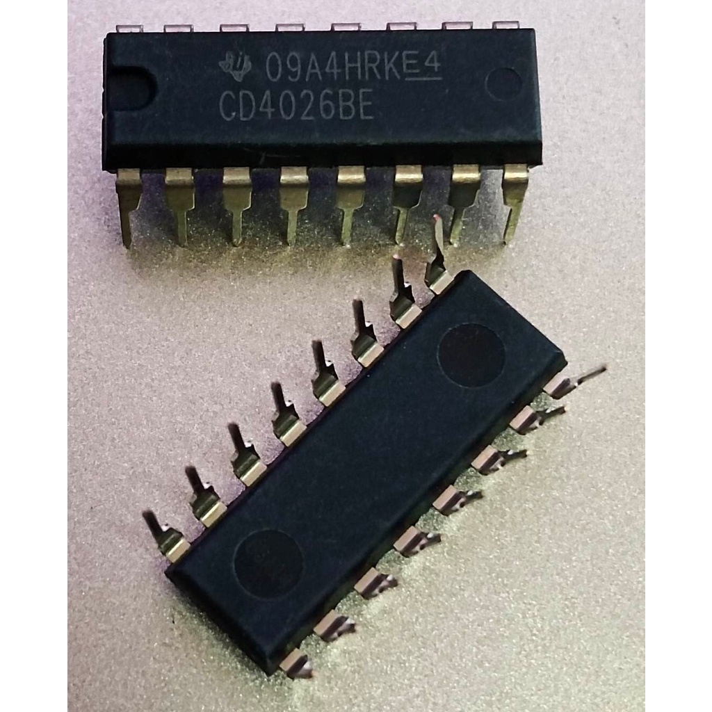 Cd Be Cmos Decade Counter Divider With Decoded Segment Display