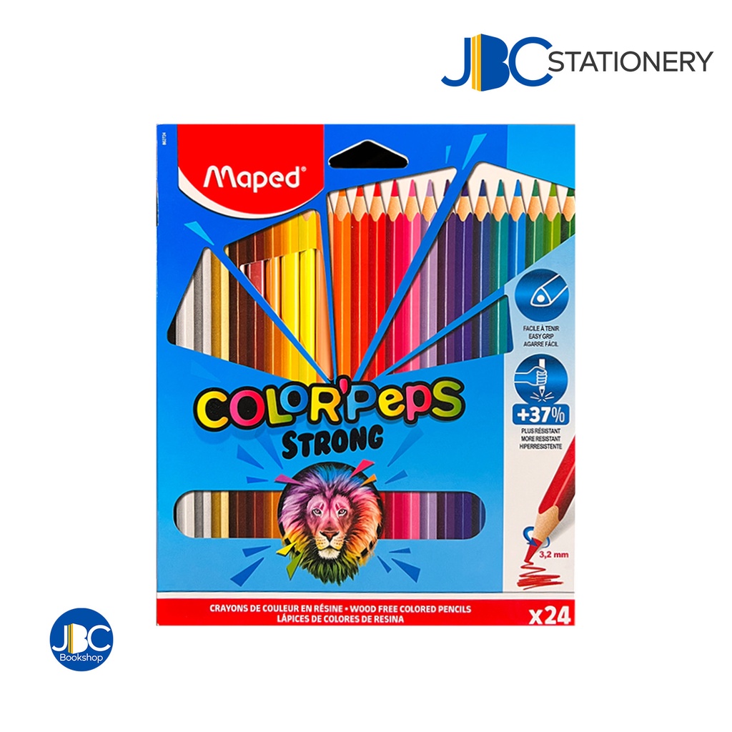 Maped Strong Color Pencils Colors Shopee Philippines