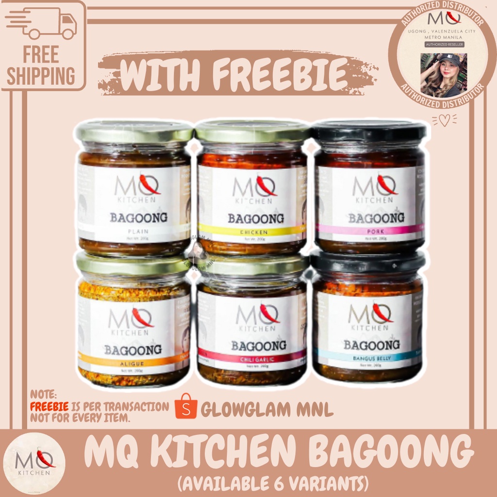 MQ Kitchen Bagoong Pork Chicken Plain Aligue Bangus Belly Chili Garlic