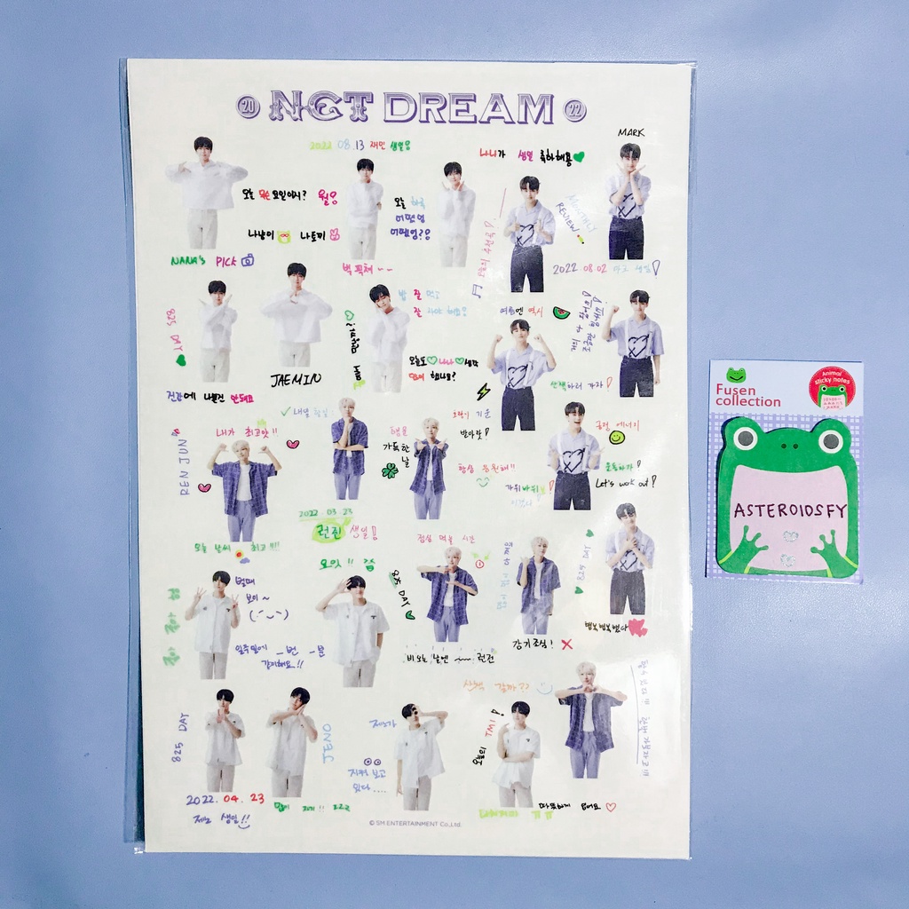 Sharing Sticker Member Seasons Greetings Nct Dream Mark Renjun