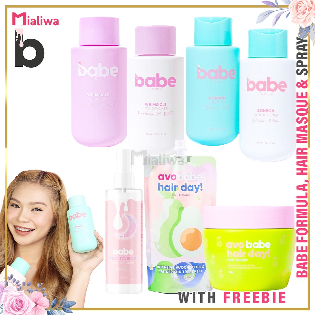 Babe Formula Bonbon Whimsicle Chiffon Shampoo Conditioner Moonbeam Hair