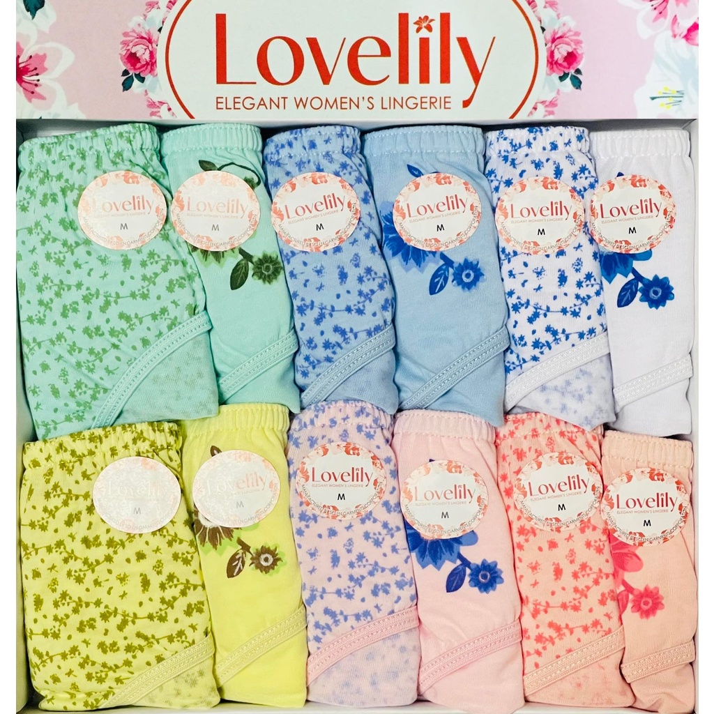 Lovelily By Soen Bikini Panty One Dozen Lbci Shopee Philippines