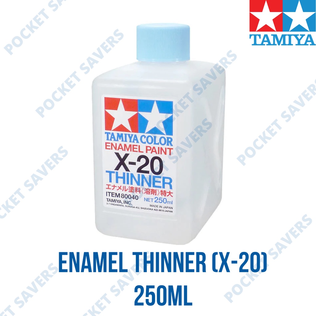 TAMIYA Enamel Paint Thinner 250 Ml X 20 Organic Solvent Shopee