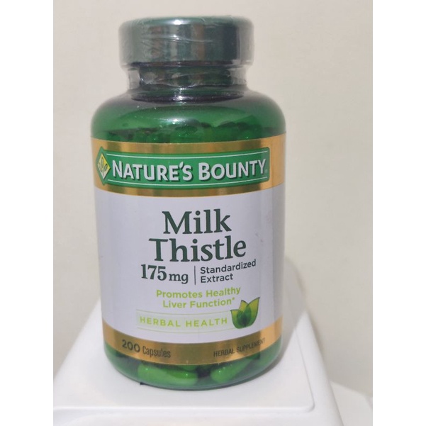 Natures Bounty Milk Thistle Silymarin Extract Capsule Liver Health