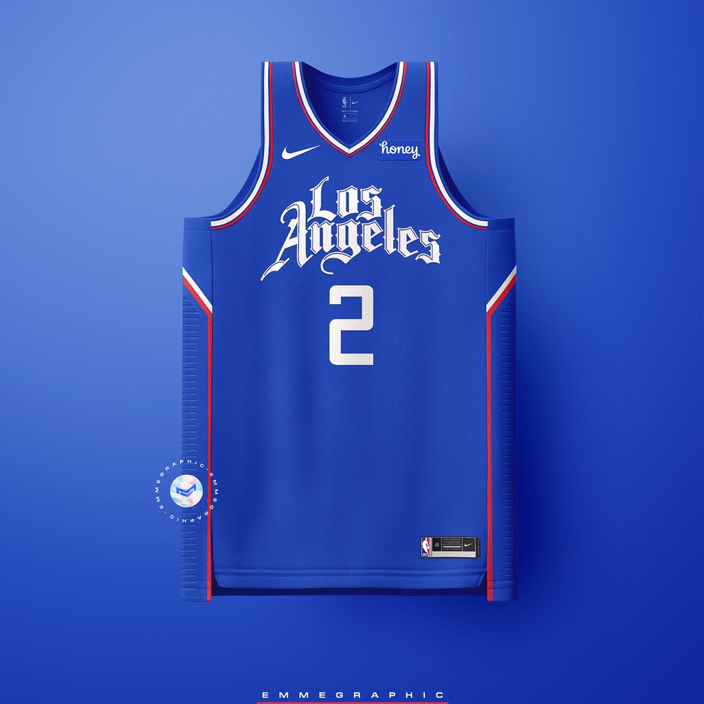 Nba Basketball Jersey Los Angeles Clippers Paul George Kawhi Leonard