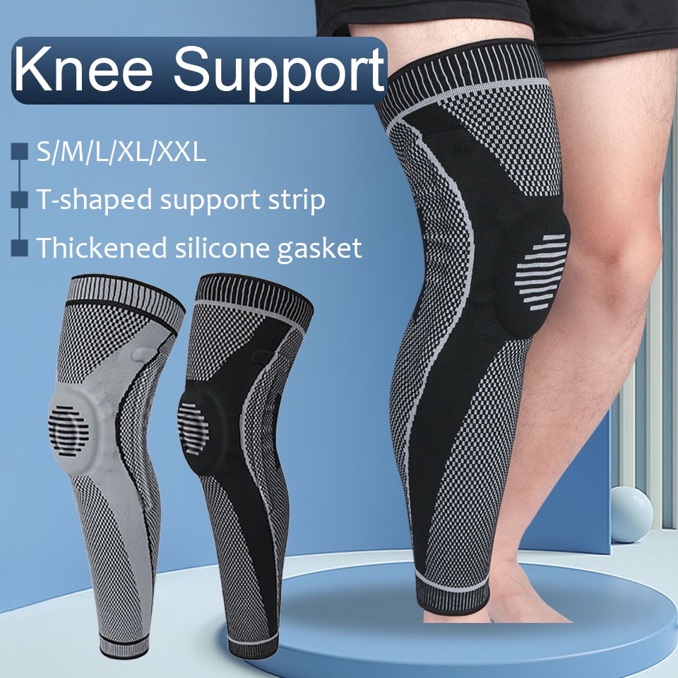 AOLIKES 1Pcs Patella Knee Protector Brace Silicone Spring Knee Pad