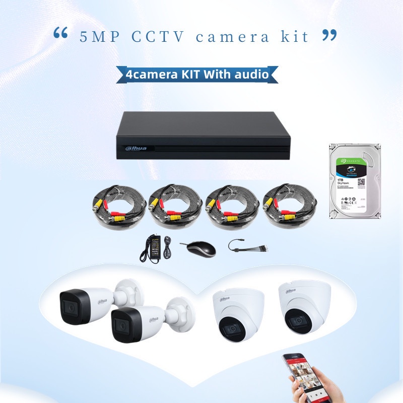 Dahua Mp Cctv Kit K Hd Mp Camera Set Dvr Complete Cctv Package Hdcvi