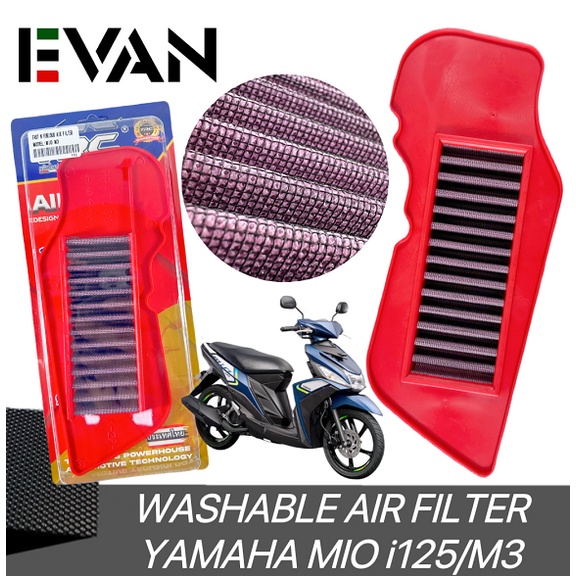 Washable Air Filter Air Cleaner Nmax Aerox Pcx Adv Raider Fi Beat Fi