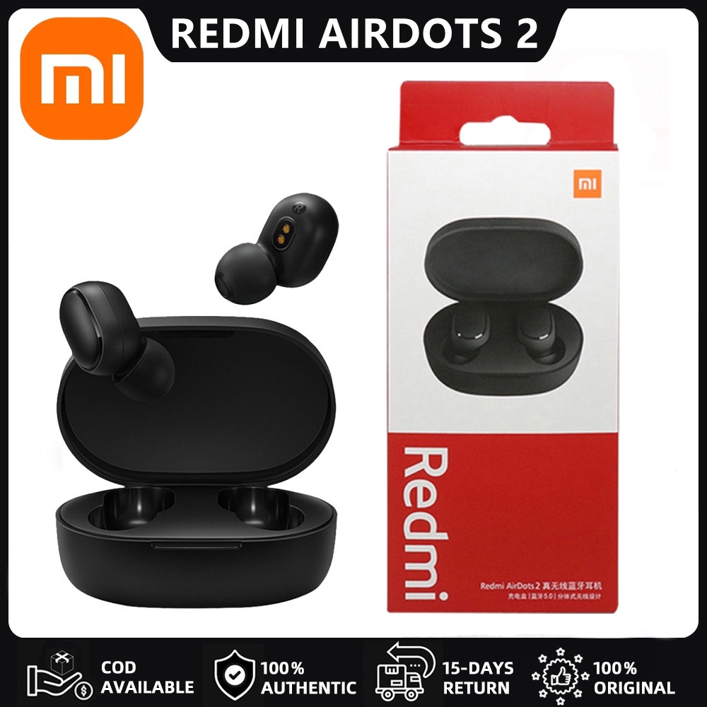 Original Xiaomi Redmi Airdots Tws Mi True Wireless Earbuds Earphone