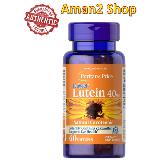 Lutein Mg With Zeaxanthin Softgels Helps Support Eye Health