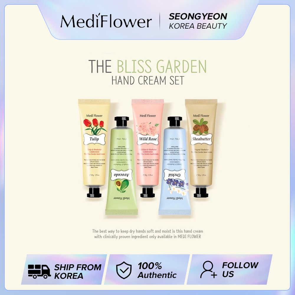 Mediflower The Bliss Garden Hand Cream G Types Tulip Avocado