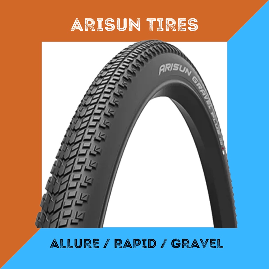 ARISUN ALLURE RAPIDE GRAVEL 700X23C 700X28C PLUS TIRE Shopee