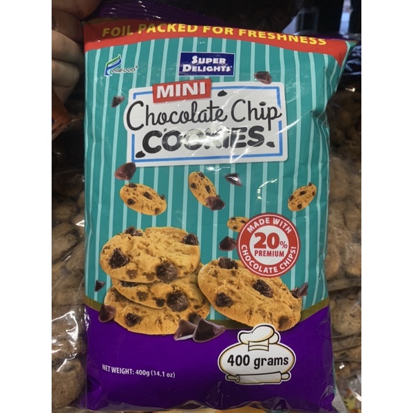 Super Delight Mini Chocolate Chip Cookies Grams Sobrang Dami