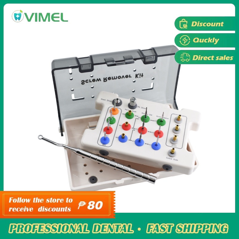 Dental Implant Fixture Fractured Broken Screw Removal Kit Restoration