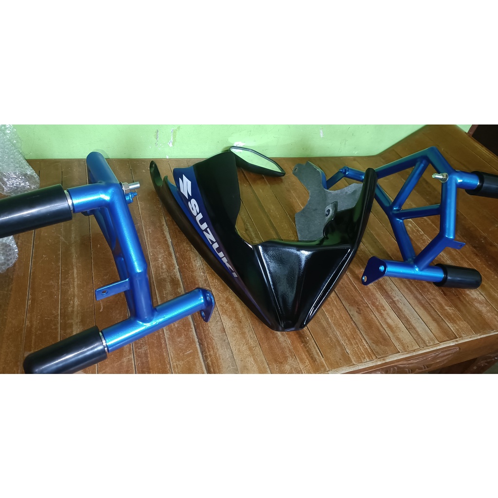 Suzuki Gixxer Carb And Fi Trellis Dual Slider And Bellypan Shopee