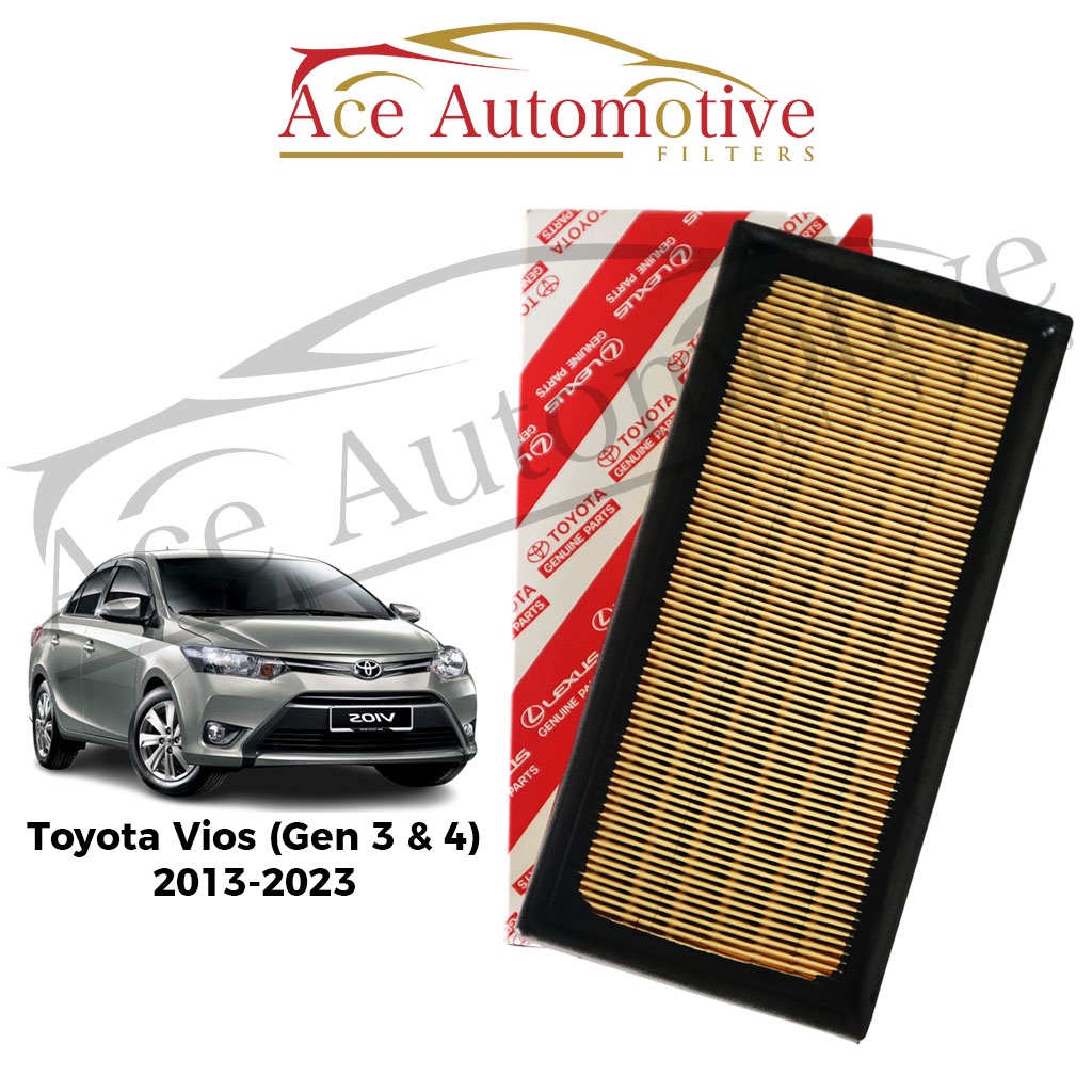 Toyota Vios 2014 2023 Gen 3 4 Air Filter Air Cleaner Filter Engine